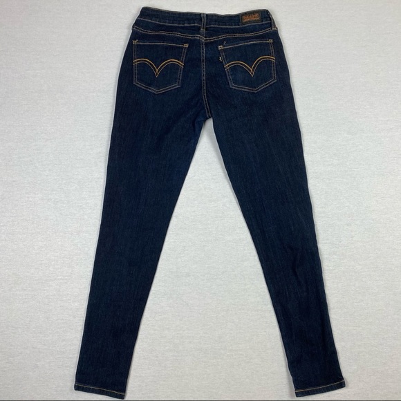 EUC Levi’s Legging Dark Wash Stretch Skinny Jeans - Picture 3 of 12